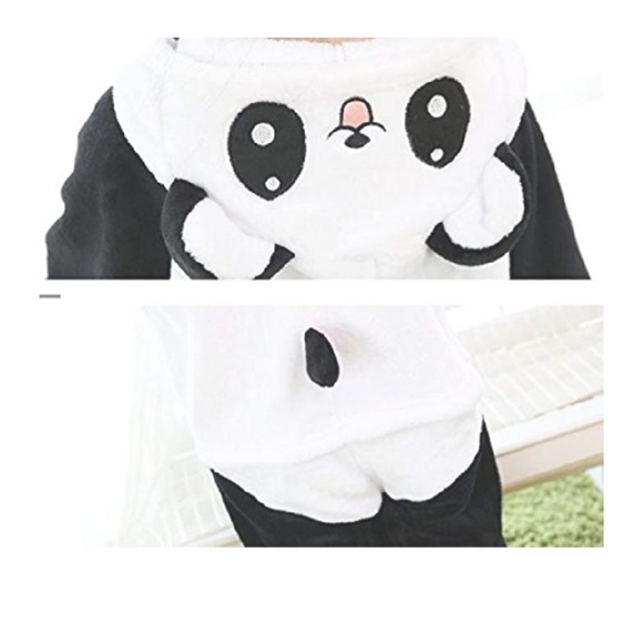 Angelieno Unisex Panda pajamas/costume size 5 - Picture 2 of 8
